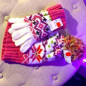 Glove and hat set